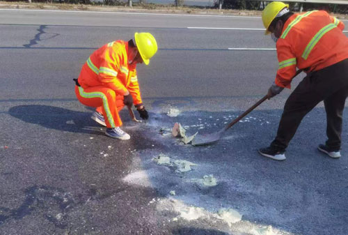 宣城公路下沉注浆加固